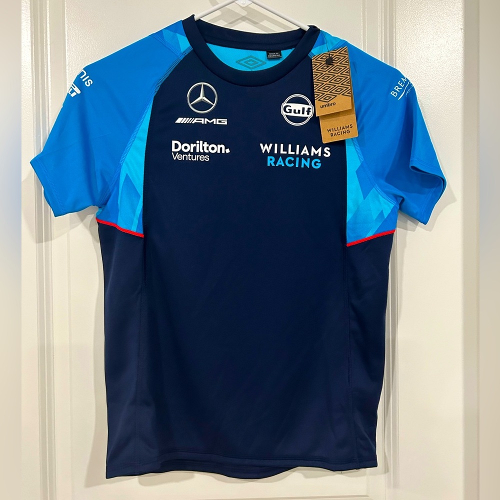 Umbro Youth Williams Racing Blue Training Jersey